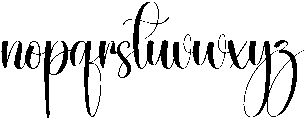 Someday Regular otf (400) Font LOWERCASE