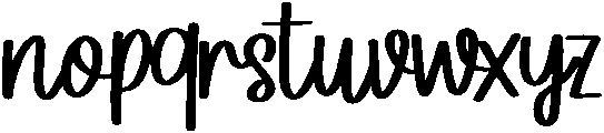 Someday otf (400) Font LOWERCASE