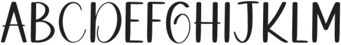 Somedays Regular otf (400) Font UPPERCASE
