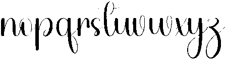 Somehere Regular otf (400) Font LOWERCASE