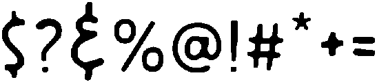 Somen Blur otf (400) Font OTHER CHARS