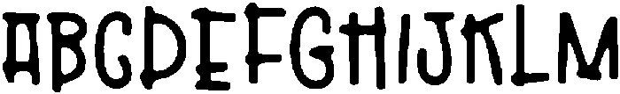 Somen Blur otf (400) Font UPPERCASE