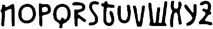 Somen Blur otf (400) Font LOWERCASE
