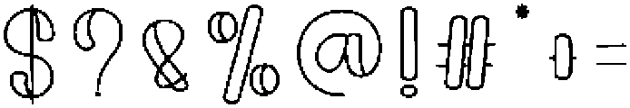 Someone Regular otf (400) Font OTHER CHARS