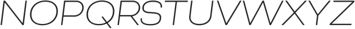 Somerun Thin Italic ttf (100) Font UPPERCASE