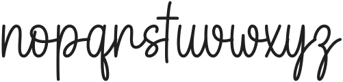 Something Beautiful Regular otf (100) Font LOWERCASE
