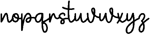 Something Regular otf (100) Font LOWERCASE
