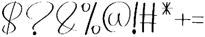Something Regular otf (100) Font OTHER CHARS