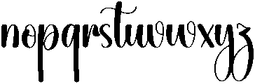 Something Regular otf (100) Font LOWERCASE