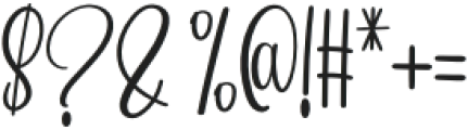 Something Signature Regular otf (100) Font OTHER CHARS