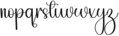Something Signature Regular otf (100) Font LOWERCASE