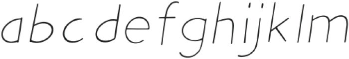 Something Weird Inline Oblique otf (100) Font LOWERCASE