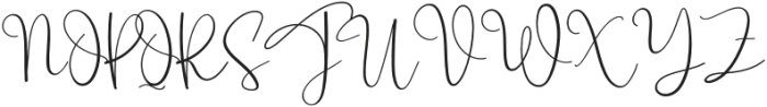 Sometime Signature Regular otf (400) Font UPPERCASE