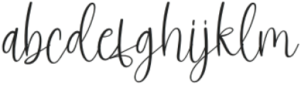 Sometime Signature Regular otf (400) Font LOWERCASE