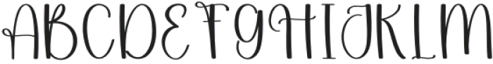 Sometimes Beautiful Regular otf (400) Font UPPERCASE