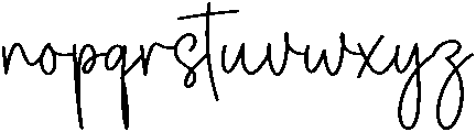 Sometimes Regular otf (400) Font LOWERCASE