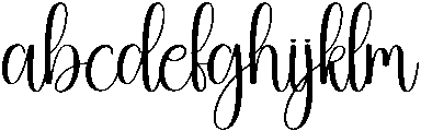 Sometimes Regular otf (400) Font LOWERCASE
