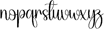 Sometimes Regular otf (400) Font LOWERCASE