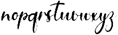 Sometimes Regular otf (400) Font LOWERCASE