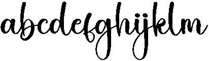 Sometimes Regular otf (400) Font LOWERCASE