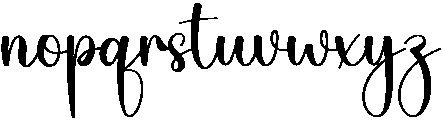 Sometimes Regular otf (400) Font LOWERCASE