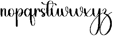 Sometimes Regular otf (400) Font LOWERCASE