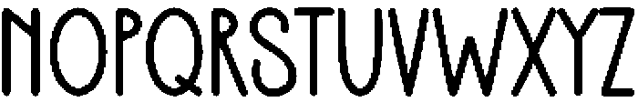 Sometimes Regular otf (400) Font LOWERCASE