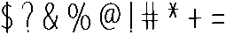 Sometimes Regular otf (400) Font OTHER CHARS