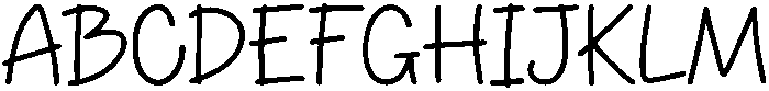 Sometimes Regular otf (400) Font UPPERCASE