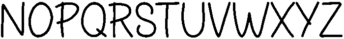 Sometimes Regular otf (400) Font UPPERCASE