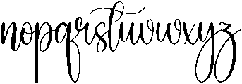 Sometimes Regular otf (400) Font LOWERCASE