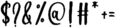 Sometimes otf (400) Font OTHER CHARS