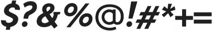 Somma SemiBold Oblique otf (600) Font OTHER CHARS