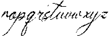 Somtiesay Italic otf (400) Font LOWERCASE