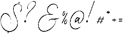 Somtiesay otf (400) Font OTHER CHARS