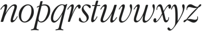 Sonata Italic ttf (300) Font LOWERCASE