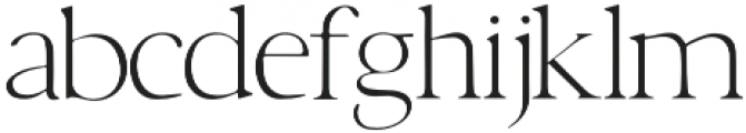 Sonata Serif Regular otf (400) Font LOWERCASE