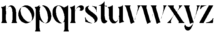 Sonder Regular otf (400) Font LOWERCASE