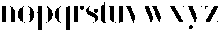 Sonder Regular otf (400) Font LOWERCASE