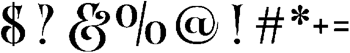 Soney otf (400) Font OTHER CHARS
