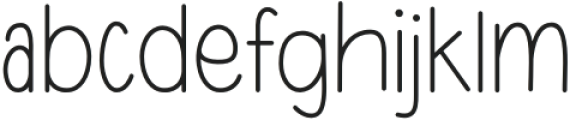 Song Babe Regular otf (400) Font LOWERCASE