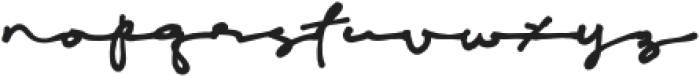 Sonira Signature otf (400) Font LOWERCASE