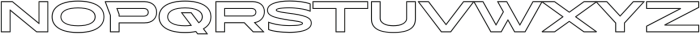 Sontra ExtraBoldOutline otf (700) Font UPPERCASE