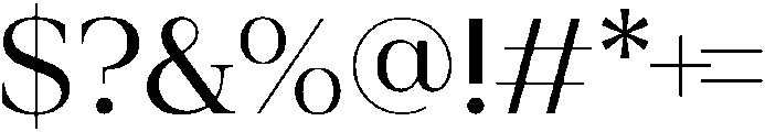 Sonya otf (400) Font OTHER CHARS