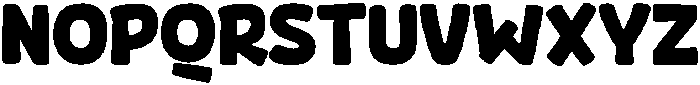 SooChlato-Regular otf (400) Font UPPERCASE