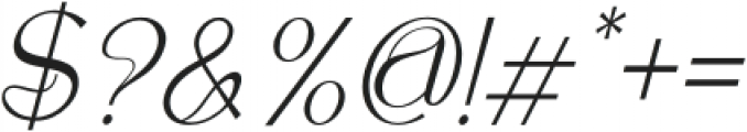 Soothing-Italic otf (100) Font OTHER CHARS
