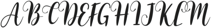 Sophia Bianca Italic ttf (400) Font UPPERCASE