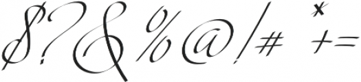 Sophia Jane Regular Italic otf (400) Font OTHER CHARS