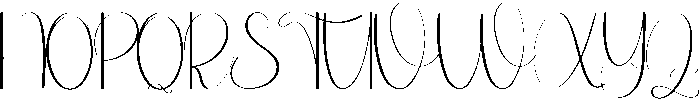 Sophia Regular otf (400) Font UPPERCASE