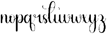 Sophia Regular otf (400) Font LOWERCASE